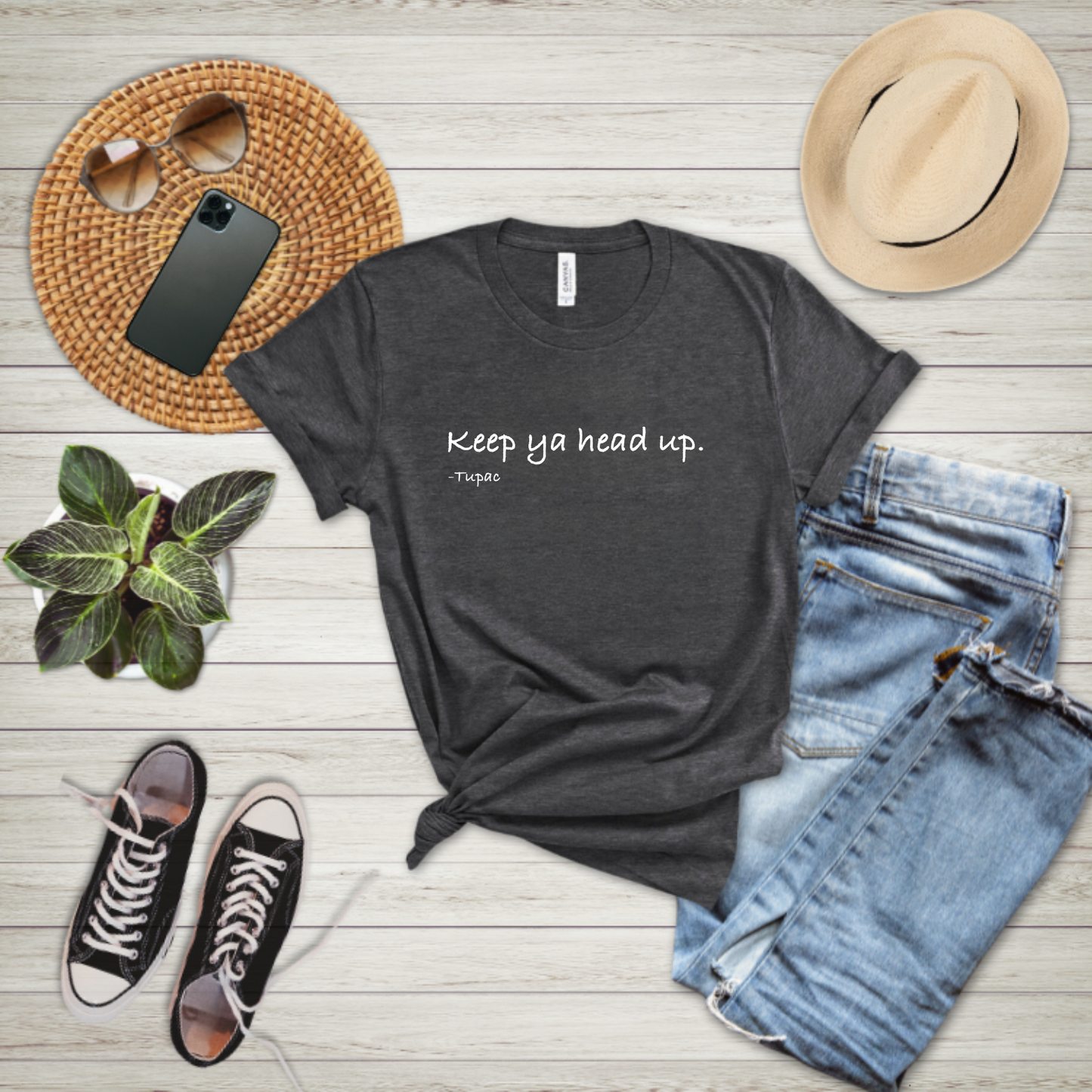 Keep ya head up - T-shirt