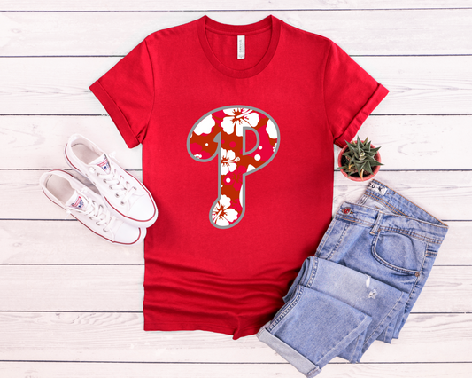 Phillies Hawaiian "P" T-shirt