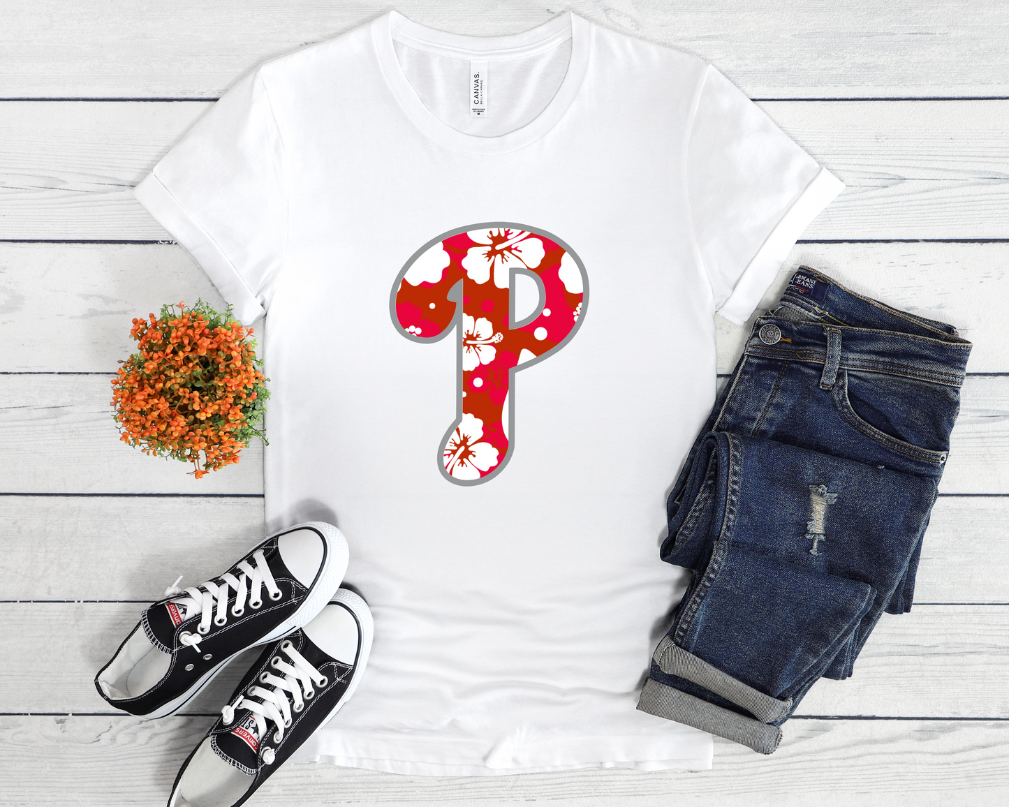 Phillies Hawaiian "P" T-shirt