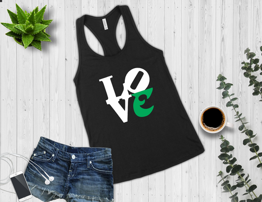 Eagles "LOVE" - Racerback Tank