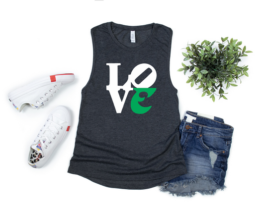 Philadelphia Eagles "LOVE" Muscle Tank
