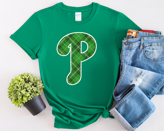 Phillies Plaid "P" T-shirt