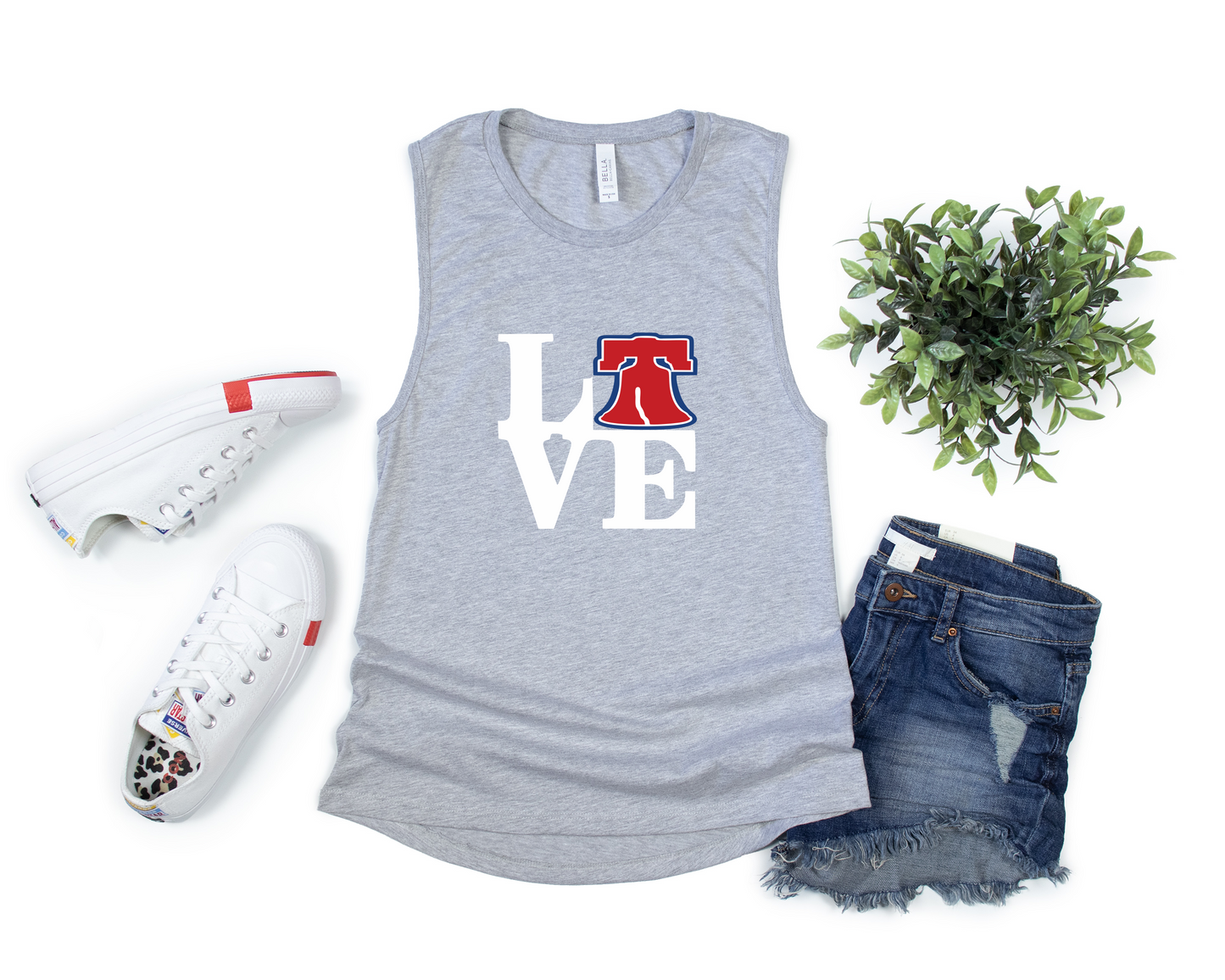 Phillies "LOVE" Muscle Tank