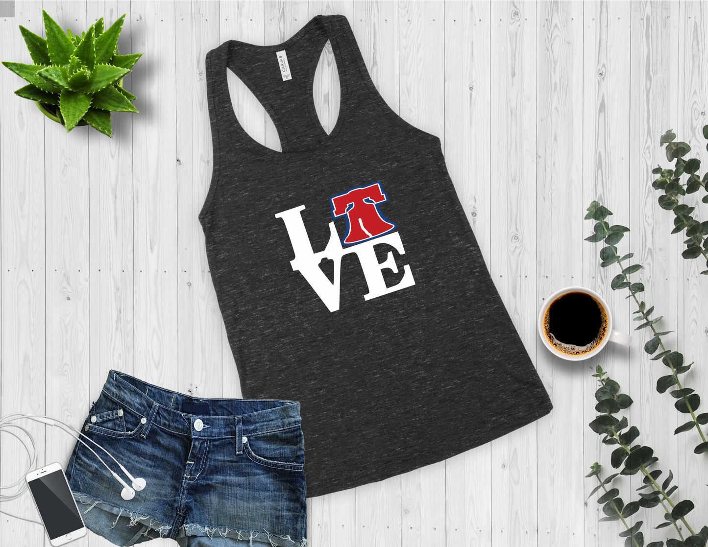 Phillies "LOVE" Racerback Tank