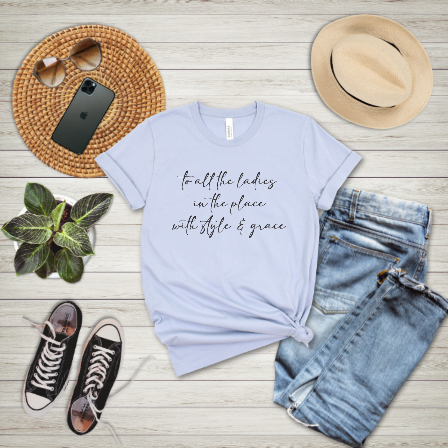 To all the ladies in the place with style and grace - T-shirt