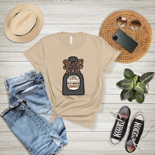 Tequila may not be the answer but it's worth the shot - T-shirt