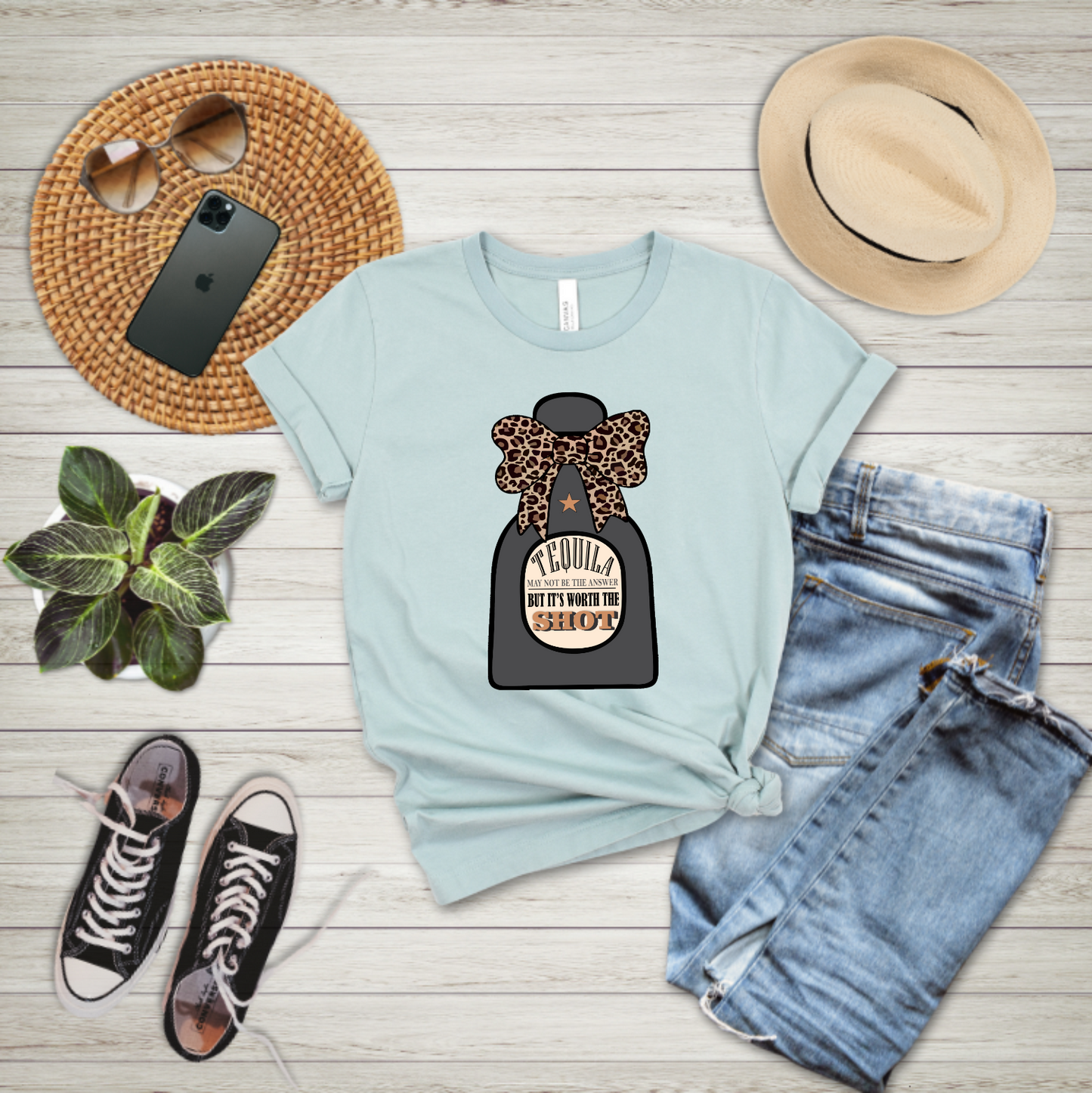 Tequila may not be the answer but it's worth the shot - T-shirt